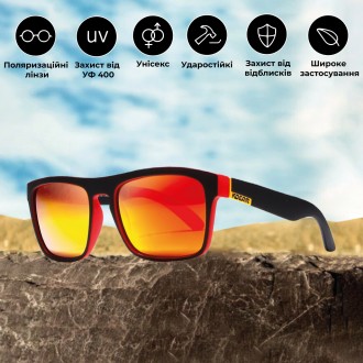 Солнцезащитные универсальные очки KDEAM изготовлены из современных материалов.Да. . фото 4