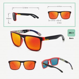 Солнцезащитные универсальные очки KDEAM изготовлены из современных материалов.Да. . фото 6
