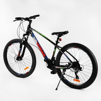 Велосипед спортивный 27.5" Corso «AirStream» 21 скорость, алюминиевая рама, диск. . фото 6