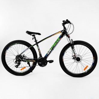 Велосипед спортивный 27.5" Corso «AirStream» 21 скорость, алюминиевая рама, диск. . фото 7