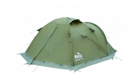 Двухместная палатка Tramp Mountain 2 (V2) TRT-022 Green
Трехдуговая модель конст. . фото 5