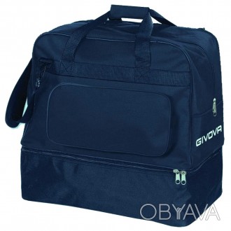 Большая дорожная, спортивная сумка 80L Givova Borsa Revolution Big темно-синяя B. . фото 1