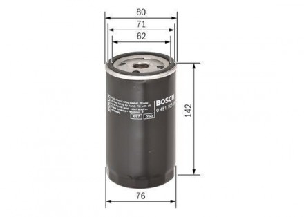 Фильтр масляный Escort (80-) Bosch 0 451 103 092 используется в качестве аналога. . фото 4
