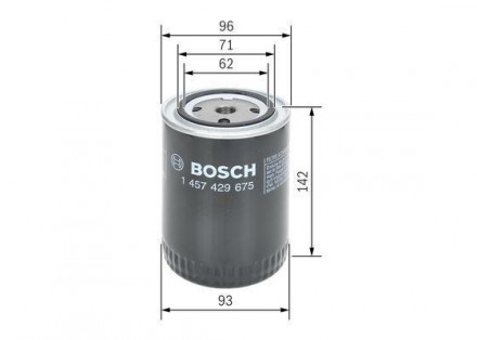 Фильтр масляный F 900 (74-) Bosch 1 457 429 675 используется в качестве аналога . . фото 3