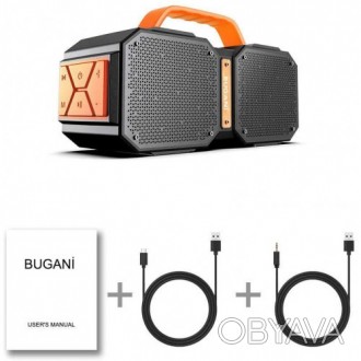 Колонка Bluetooth Bugani M83
Основні характеристики Колонка Bluetooth Bugani M83. . фото 1