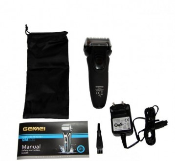 
Електробритва Gemei Professional GM-500 створена спеціально для чоловіків, які . . фото 4