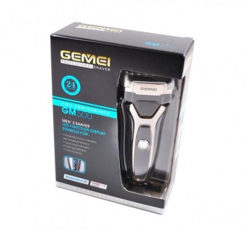 
Електробритва Gemei Professional GM-500 створена спеціально для чоловіків, які . . фото 3