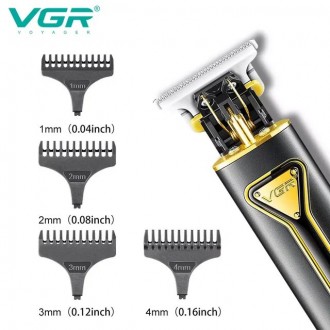 
VGR Professional Hair Trimmer VGR009C – професійний триммер – оснащений відкрит. . фото 7