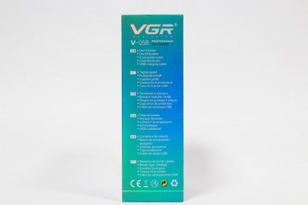 Машинка для стриження волосся VGR-058
 
Лезо зроблені з легованої вуглецевої ста. . фото 5