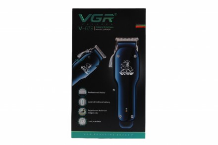 Машинка для стриження волосся VGR-679
VGR V-679 — професійна машинка для стрижен. . фото 3