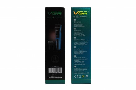 Машинка для стрижки волос VGR-935
Професійний тример-VGR V-925 — виготовлена в с. . фото 4