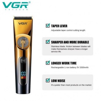 VGR V-663 Професійна перукарня для стриження волосся
Електричний тример для воло. . фото 6