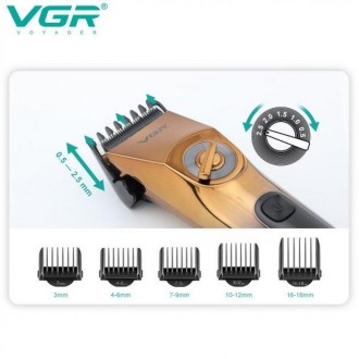 VGR V-663 Професійна перукарня для стриження волосся
Електричний тример для воло. . фото 3