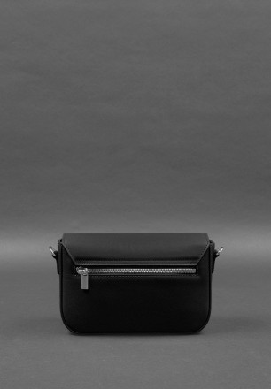 Жіноча шкіряна сумка Mary чорна — це неперевершений аксесуар, створений з міцної. . фото 7