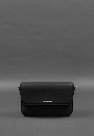 Жіноча шкіряна сумка Mary чорна — це неперевершений аксесуар, створений з міцної. . фото 4