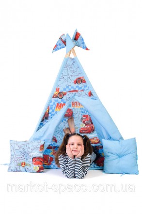 
Вигвам – это мечта любого ребенка.
Палатка изготавливается з хлопка европейских. . фото 8