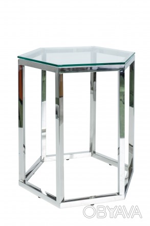 Журнальний стіл Conti прозорий (CONTITS): оригінальний стиль, модний дизайн. Тре. . фото 1