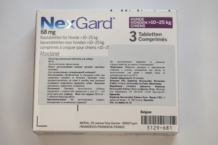 NexGard (НексГард) препарат для борьбы с эктопаразитами собак, дозировка L &mdas. . фото 3