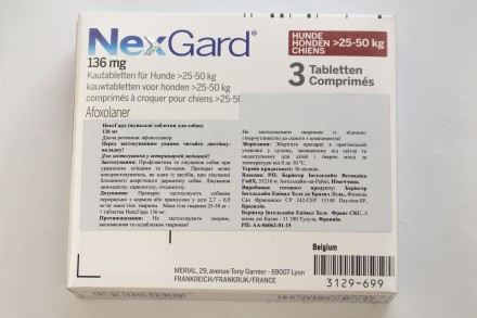 NexGard (НексГард) препарат для борьбы с эктопаразитами собак, дозировка XL &mda. . фото 4