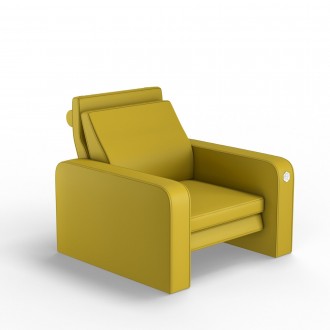 М'яке крісло PLEASURE з екошкіри від італо-українського виробника Mobili Perfett. . фото 3