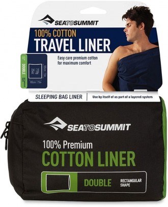 Модель Premium Cotton Travel Liner от бренда Sea To Summit - это фактически доро. . фото 3