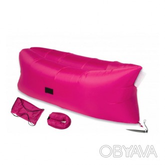 Шезлонг надувной мешок MHZ 240*70см R16334 Pink