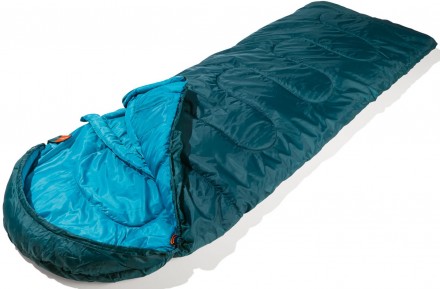 Утепленный спальный мешок с термоворотом для походов.
Интегрированное изголовье . . фото 2