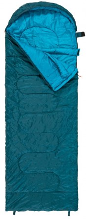 Утепленный спальный мешок с термоворотом для походов.
Интегрированное изголовье . . фото 5