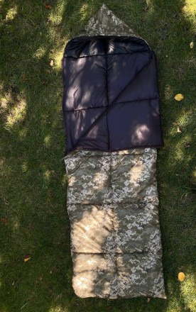 Спальный мешок ЗИМА (одеяло с капюшоном):Ткань: Плащевка 100-110 плотность - вод. . фото 5