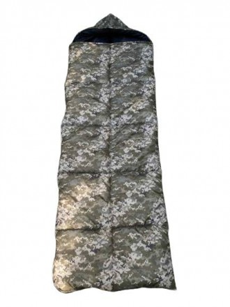 Спальный мешок ЗИМА (одеяло с капюшоном):Ткань: Плащевка 100-110 плотность - вод. . фото 2