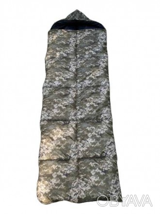 Спальный мешок ЗИМА (одеяло с капюшоном):Ткань: Плащевка 100-110 плотность - вод. . фото 1