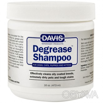 Davis Degrease Shampoo ДЭВИС ДЕГРИС обезжиривающий шампунь для собак и котовШамп. . фото 1