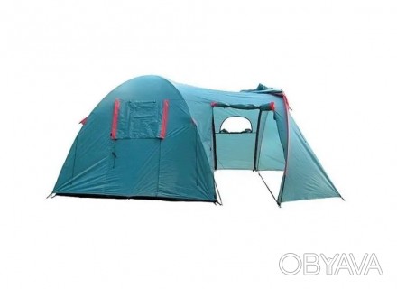 Четырехместная туристическая палатка Tramp Anaconda 4 TRT-078, Green\Red
Превосх. . фото 1