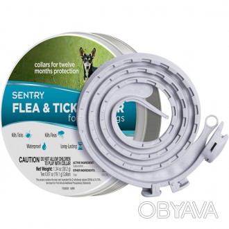 Как защитить собаку от блох и клещей? Ошейник Sentry Flea&Tick Collar – один из . . фото 1