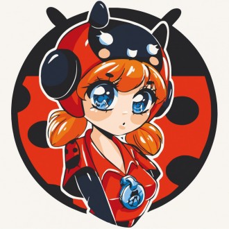Расписная картина по номерам на холсте Artcraft Ladybug Bea 30х30 (15546-AC). Белая Церковь. фото 1 Расписная картина по номерам на холсте Artcraft Ladybug Bea 30х30 (15546-AC). Белая Церковь. фото 1