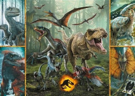 Пазл Jurassic world Необычные динозавры от производителя Trefl Пазлы на 160 элем. . фото 3