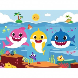 Пазли Маленька акула Підводний світ Trefl Яскраві і барвисті пазли Маленька акул. . фото 3
