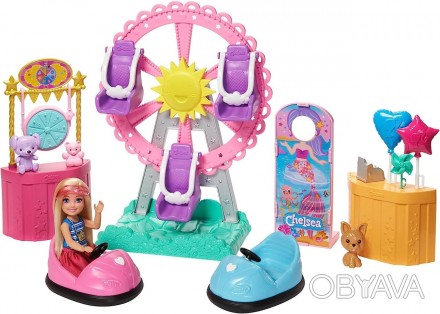 Карусель Челси Barbie Club Chelsea Carnival Playset with Blonde Small Doll