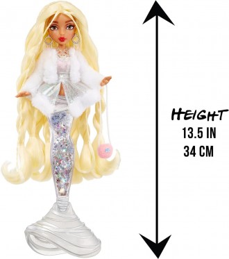 ХВІСТ З БЛИСКОМ: кожна лялька Mermaze Mermaidz Winter Waves має захоплюючий хвіс. . фото 6