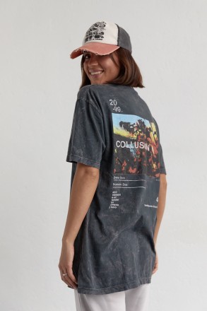 Эта молодежная женская футболка от LUREX порадует тебя свободным кроем и стильны. . фото 2