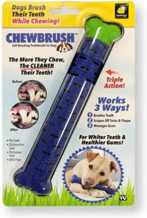 
 
Косточка для чистки зубов
Chewbrush выглядит как игрушечная кость. Просто дай. . фото 3