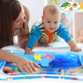 Надувной детский водный коврик AIR PRO inflatable water play mat
Детский развива. . фото 3