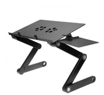 Столик трансформер для ноутбука Laptop Table T8 подставка портативная с вентилят. . фото 4