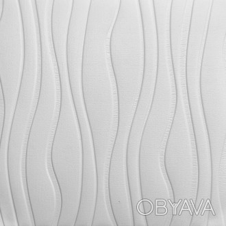 Самоклеюча декоративна настінно-стельова 3D панель хвилі 700х700х8мм (166)
Мрієт. . фото 1