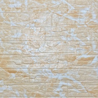 Самоклеюча декоративна 3D панель камінь Бежева рвана цегла700х770х5мм (157)
Деко. . фото 2