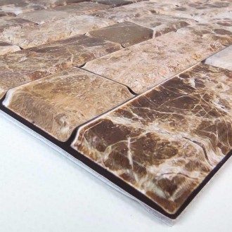 Декоративна ПВХ плитка на самоклейці квадрат 300х300х5мм, ціна за 1 шт. (СПП-601. . фото 4