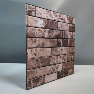 Декоративна ПВХ плитка на самоклейці квадрат 300х300х5мм, ціна за 1 шт. (СПП-601. . фото 3