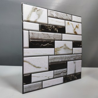 Декоративна ПВХ плитка на самоклейці квадрат 300х300х5мм, ціна за 1 шт. (СПП-602. . фото 3
