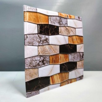 Декоративна ПВХ плитка на самоклейці квадрат 300х300х5мм, ціна за 1 шт. (СПП-605. . фото 3