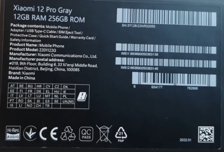 Технические характеристики Xiaomi 12 Pro.

Дисплей: 6,73 дюйма, AMOLED, 20:9, . . фото 4
